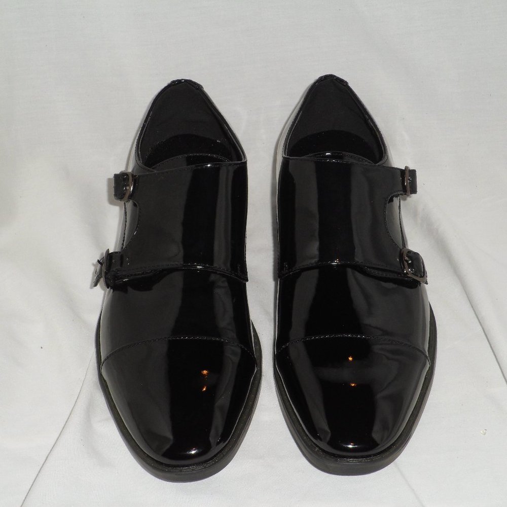 Patent Leather Monk Strap Men's Dress Shoes